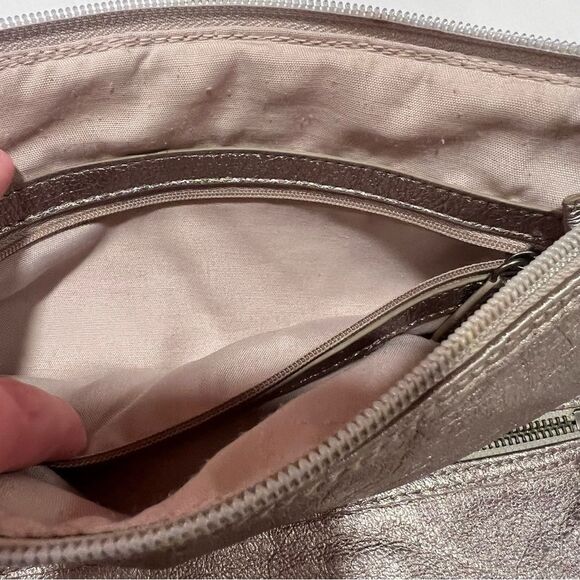 The Sak Platinum gold adjustable fold over crossbody bag - Picture 7 of 16